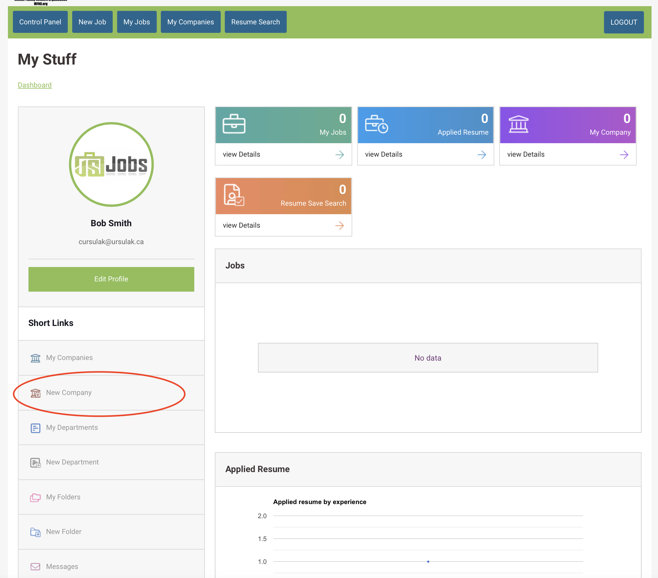 4 EmployerDashboard NewCopmany